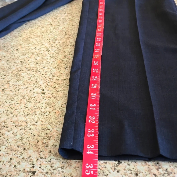 Alain Dupetit Men's Dress Pants Straight Leg Color: Slate Blue  Size 36W/42L - Picture 8 of 11